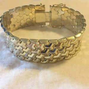 STUNNING & HEAVY Sterling Silver Bracelet